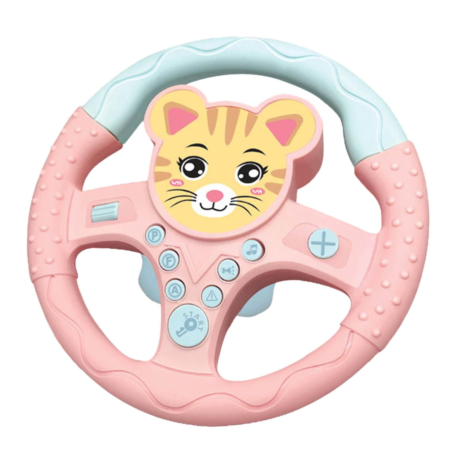 Magideal - Volante De Coches De Juguete, Volante De Conducción De Simulación, Juguete Para Juego De Imitación Portátil, Regalo Para Niños Y Niñas , Gatito