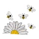 thumbnail image 3 of Pegatinas De Ventana Con Diseño De Abeja Y Girasol Para Dormitorio, Hogar Y Sala De Estar., 3 of 5
