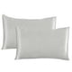 thumbnail image 1 of Funda de almohada de seda Pillo Cover (paquete de 2), resistente al cabello y a la piel, suave, transpirable y de seda suave, color gris., 1 of 4