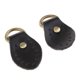 thumbnail image 5 of 2pcs PU cuero manijas hebillas para el bolso que hace accesorios negro, 5 of 5