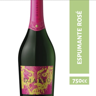 Espumante Sparkling Rosé 12° Botella 750 Ml Diablo