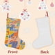 thumbnail image 3 of Blippi Tema: Calcetines de Navidad, fino lino blanco para colgar en escaleras y chimenea, decoración navideña para el hogar, regalo de Navidad. 54cm × 38cm, 3 of 5