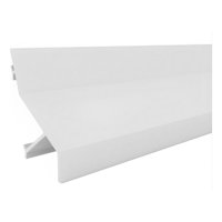 Quiebravista Pvc Lama Z 80Mm Blanco 6 Mts Dvp