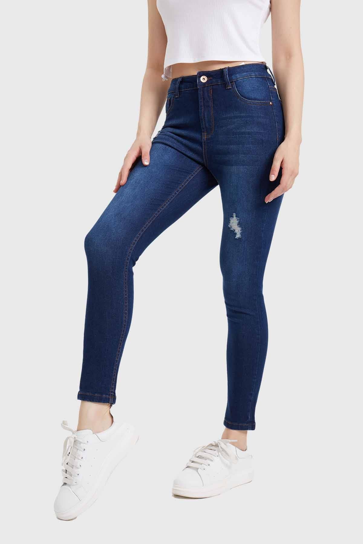 Fashionspark - Jeans Mujer Skinny Lia Azul - Vi