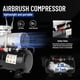 thumbnail image 2 of Compresor para aerógrafo TIMBERTECH AS186, tanque de 3 litros, exento de aceite, 2 of 7