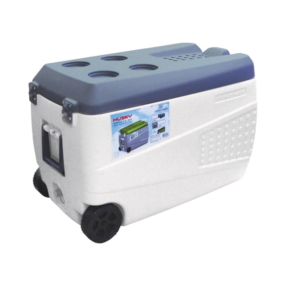 Cooler Roller Con Ruedas Husky 80 Litros Princeware blanco Tamano Unico