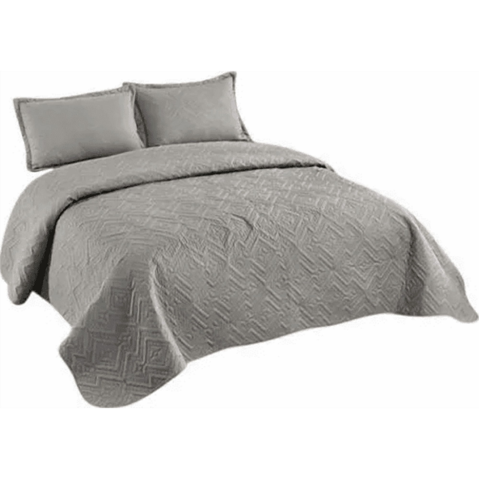 Genérico - Cubrecama Verano Quilt Sólido 2 Plazas