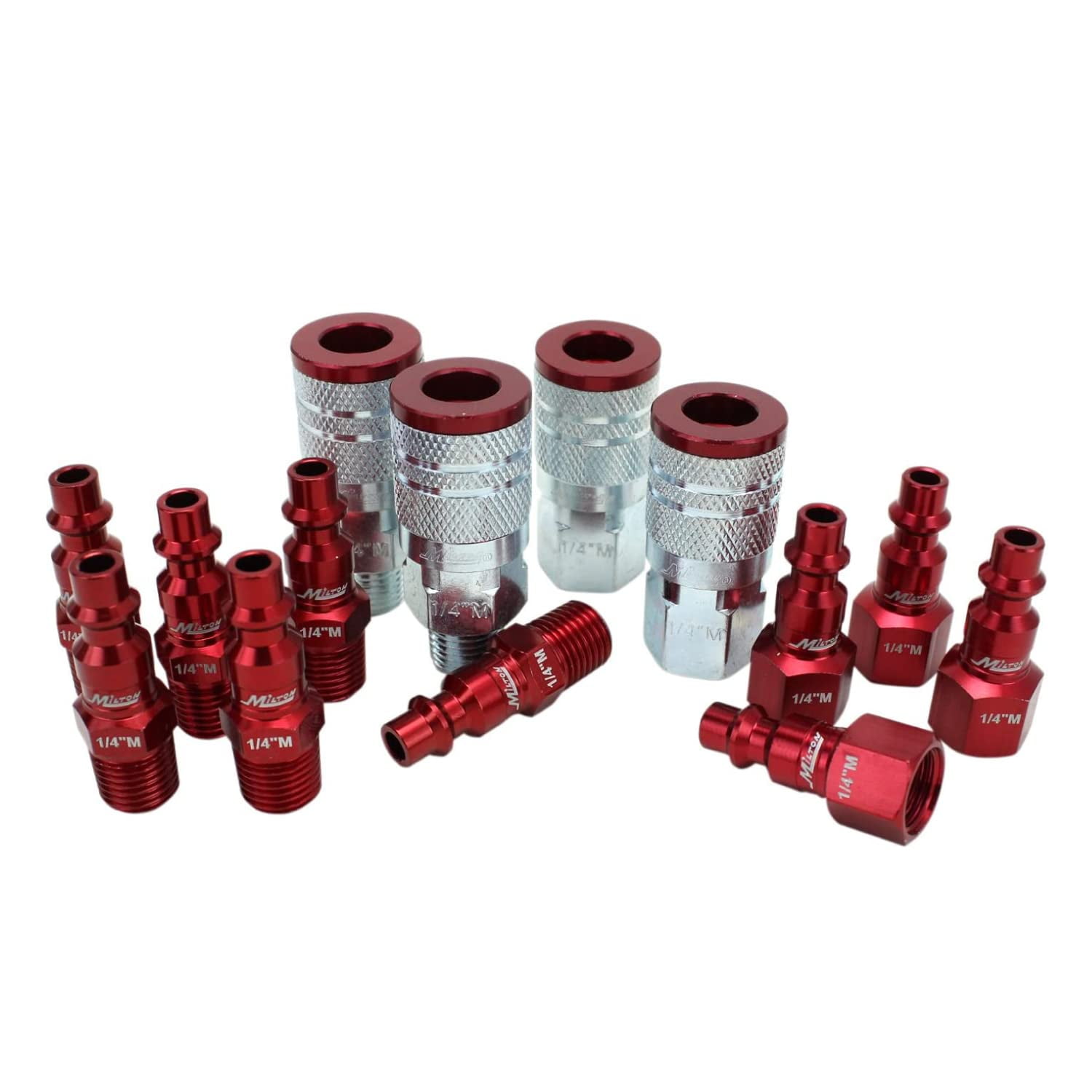 Kit De Conectores Y Conectores Milton S-314mkit Colorfit M-style 1/4 Npt