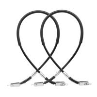 Magideal - Juego De Cables De Freno De Club Car, Reemplazo Directo Negro 10111258 Para Ds 1981-1999