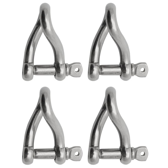 Shackle Extreme Max BoatTector de acero inoxidable 1/4, paquete de 2