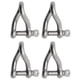 thumbnail image 1 of Shackle Extreme Max BoatTector de acero inoxidable 1/4, paquete de 2, 1 of 5