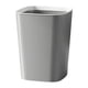thumbnail image 2 of Papelera Papelera Rectangular Papelera Para Baño Cocina Escritorio Gris 12 L, 2 of 5