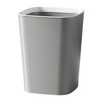 Magideal - Bote De Basura Bote De Basura Área Estrecha Uso Doméstico Contenedor De Basura Portátil Cesta De Basura Para Dormitorio Oficina Sala De Estar Escritor Gris 12 L