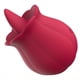 thumbnail image 1 of 1pc Silicone Rose Tongue Licking Vibrator, G Spot Nipple Clitoral Stimulation Adult Toys, 10 Modes Waterproof Portable, Sex Toys For Women Men Adults, 1 of 2