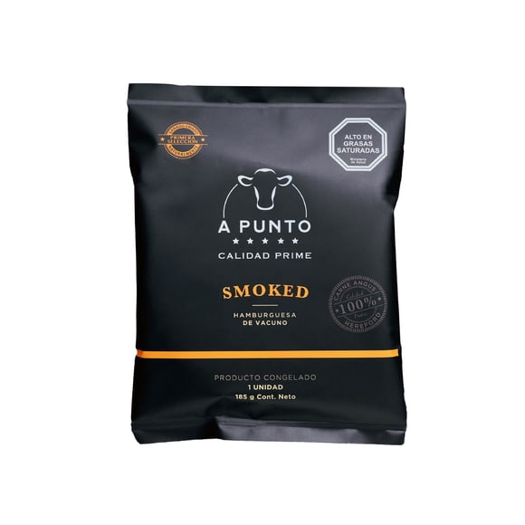 Hamburguesa de Vacuno Smoked, 185 g