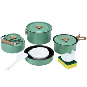 Terra Force - Set Ollas Aluminio Anti-Adherente 4 Piezas Turquesa