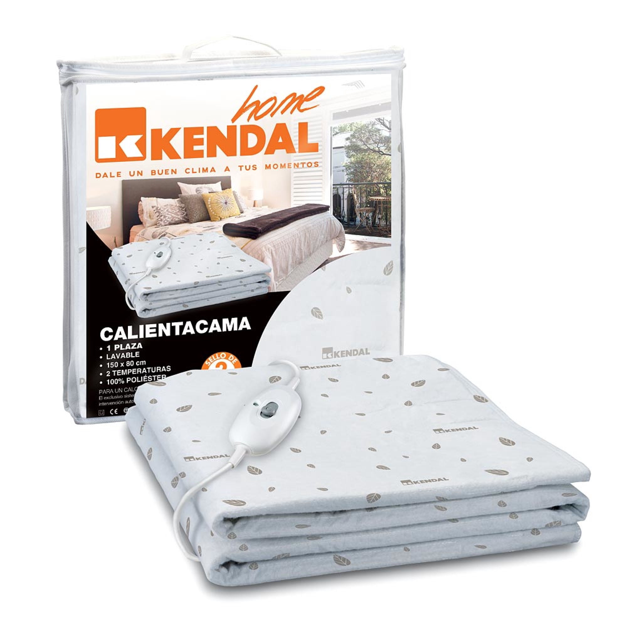 Calienta Cama 0302020604N27I 1 plaza Blanco