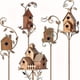thumbnail image 2 of 1pc Metal Bird House With Pole Metal Garden Bird House Birdhouse Decoration Ornament Castle Metal Style, 2 of 2