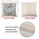 thumbnail image 2 of 1pc Halloween Cushion Pumpkin Print Throw Pillow Case, Blue Cushion Cover For Sofa, 100% Polyester,17.7x17.7inch (without Pillow Core), Home Decor, 2 of 4