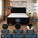 thumbnail image 2 of Cama Plaza y Media Completa Evo con Colchón 21 cm y Respaldo Negro, 2 of 3