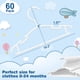 thumbnail image 2 of Baby Hangers 60 Unidades Plástico Blanco Para Armario, 2 of 7