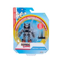 Sonic The Hedgehog - Figura Mecha Sonic Articulada De 10 Cm