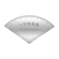 Ioensy - Regla De Diseño De Cejas De Dibujo Rápido, Regla De Guía De Dibujo De Maquillaje Permanente Reutilizable