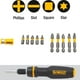 thumbnail image 4 of Set Destornillador Telescopico Y Puntas Dewalt Dwht66567 Max amarillo, 4 of 4