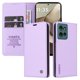 thumbnail image 1 of Funda Billetera de Cuero para Motorola Edge 50 5G con Tarjetero y Soporte - Tapa Magnética Morado, 1 of 6
