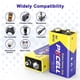 thumbnail image 2 of Pilas de 9 V PKCELL 6F22 de alta potencia y larga duración (24), 2 of 7
