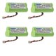 thumbnail image 1 of Batería Kastar AAA recargable Ni-MH de 3,6 V y 1000 mAh, paquete de 4, 1 of 4