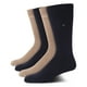 thumbnail image 1 of Calcetines de vestir Tommy Hilfiger, paquete de 4, cómodos y elásticos, con cuello redondo, para hombre, 1 of 3