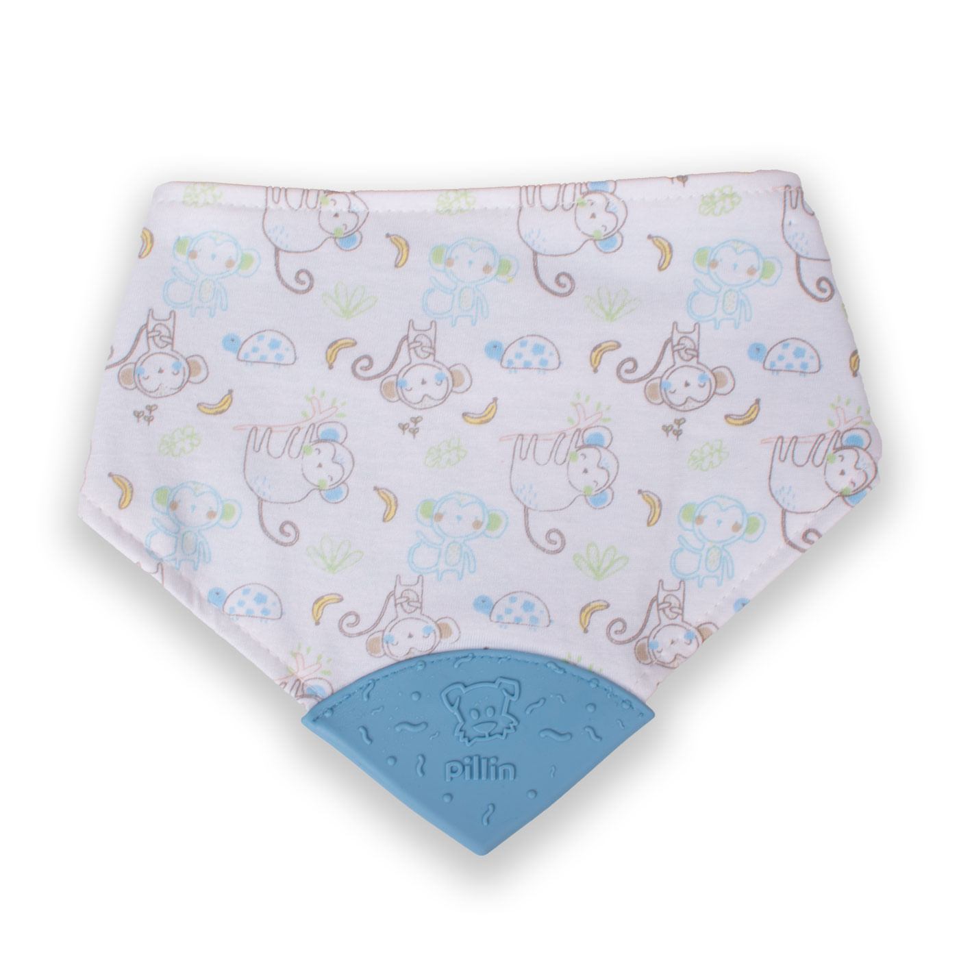 Babero Bebé Niño Blanco Pillin