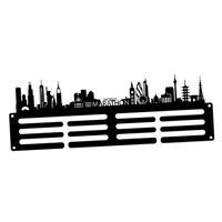 Magideal - Estante Para Medallas, Estante Para Medallas, Hierro, Premio Deportivo, Estante Para Medallas, Colgador De Medallas Para Corredor, Fútbol, Softbol Estilo C