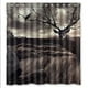 thumbnail image 1 of Cortina de ducha con diseño de alce y ganchos, tamaño 66 x 72 pulgadas, 1 of 3