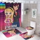 thumbnail image 1 of Penny-theme 4-Piece Shower Curtain Set with Rugs, Waterproof Bathroom Decor Set Includes Bath Mat, U-Shaped Rug, Toilet Lid Cover and Curtain with Hooks, 1 of 6