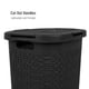 thumbnail image 4 of Cesta para ropa Mind Reader, 60 L, delgada, con tapa de plástico, color negro, 4 of 7