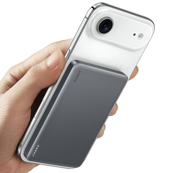 Cargador portátil RORRY 5000 mAh Magsafe magnético gris espacial