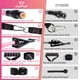 thumbnail image 3 of Bandas de resistencia COFOF de 5 niveles para mujer con asas y accesorios, 3 of 7
