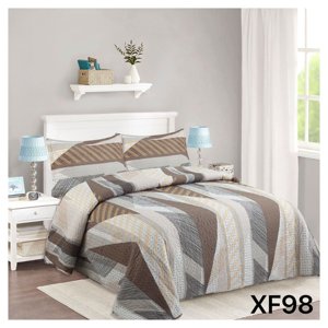 Genérico - Cubrecama Quilt Verano 2 Plazas - Apache Xf98