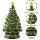 thumbnail image 5 of Árbol de Navidad Casafield de cerámica pintado a mano, 60 cm, con luces, 5 of 7