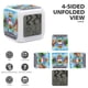 thumbnail image 3 of Om Nom theme 7 colors Alarm Clock Digital LED Alarm Clock Gifts for kids friends family, 3 of 6