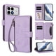 thumbnail image 1 of Funda Cartera Mariposa para [Xiaomi Poco F8 Pro] con Soporte y Cremallera Morado claro, 1 of 6