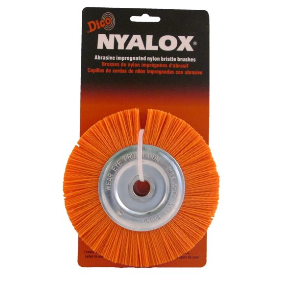 Cepillo abrasivo Dico Nyalox 15 cm, naranja, grano 120