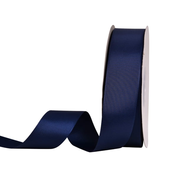 Cinta YAMA azul marino de grosgrain 3,8 cm x rollo de 46 m