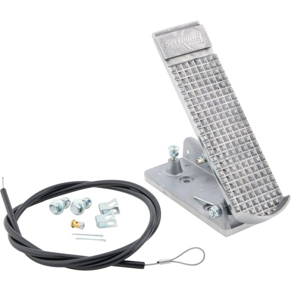 Pedal de Acelerador Speedway Motors de Aluminio con Kit de Cable de 122 cm