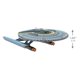 thumbnail image 4 of Adorno Navideño Hallmark Keepsake U.S.S. Cerritos 8 × 3 × 14 cm, 4 of 8