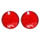 thumbnail image 3 of 2 reflectores reflectantes de advertencia redondos, accesorios de repuesto, resistentes, de fácil instalación, accesorios profesionales, color rojo, 3 of 5
