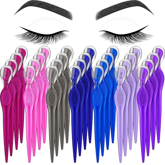 Mudder 28 rasuradoras para cejas y rostro, surtidas