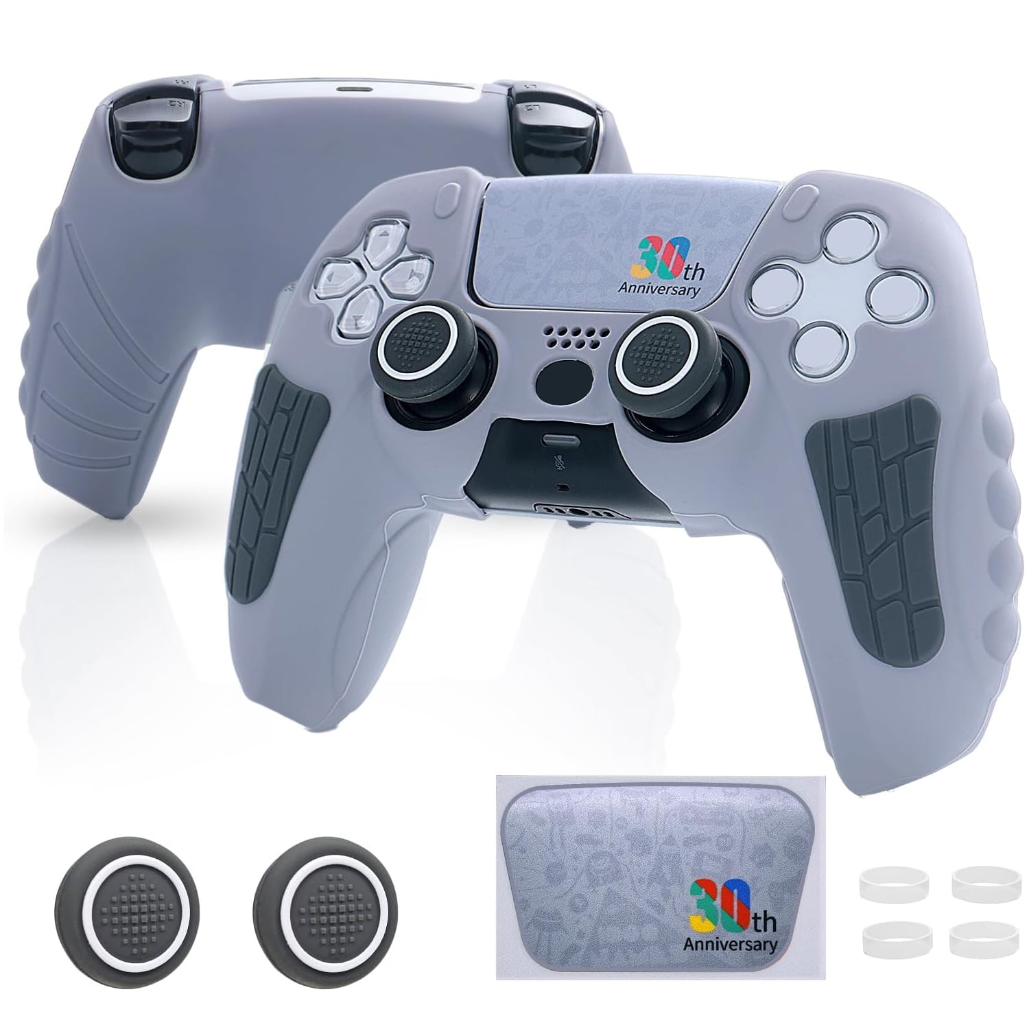 Genérico - Funda Protectora De Silicona Para Controlador De Playstation 5 – Piel Antideslizante Y Resistente Al Sudor Para Gamepad Ps5